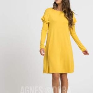 NWT -Ruffle Dress Setting Sun